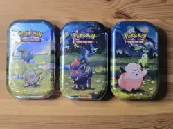 Three Nintendo Pokemon Ascended Heroes Mini Tins TCG Sealed - Image 1