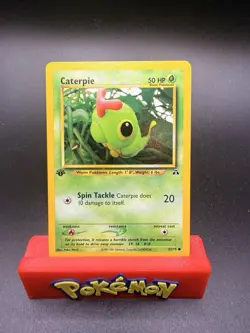 Pokemon Caterpie 53/75 - Neo Discovery - NM Common - 1st Edition WotC Vintage - Image 1