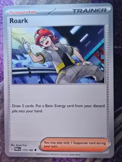Roark 173/182 Uncommon Paradox Rift Pokemon Near Mint - Image 1