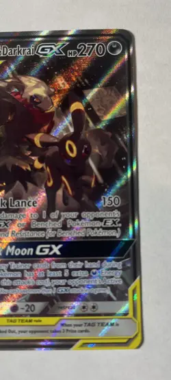 Pokemon TCG Sun & Moon Black Star Promo Umbreon & Darkrai GX SM241 Tag Team - Image 3