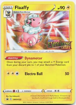 Flaaffy (Prerelease) SWSH122 Holo Promo Sword & Shield Promo Pokemon LP - Image 1