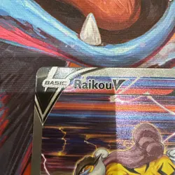 2023 Pokemon Raikou V GG41/GG70 SWSH: Crown Zenith: Galarian Gallery Holo - Image 2