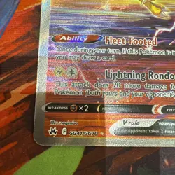 2023 Pokemon Raikou V GG41/GG70 SWSH: Crown Zenith: Galarian Gallery Holo - Image 5