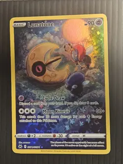 Pokemon Lunatone Crown Zenith: Galarian Gallery Gg11/Gg70 Holo Holo Rare - Image 1