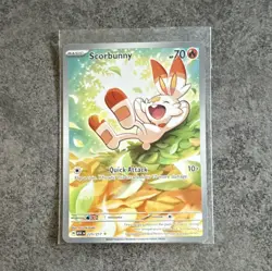 Pokemon TCG Scorbunny 225/217 Ascended heroes Illus Rare Full Art Holo EN 2026 - Image 1