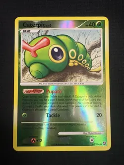 Pokemon Caterpie 63/106 Great Encounters 2008 English Reverse Holo 40 HP - Image 1