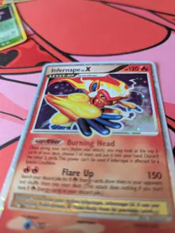 Pokemon Infernape LV.X Diamond & Pearl 121/130 Ultra Rare Holo LP - Image 4