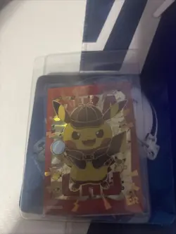 Detective Pikachu Poncho ER 015 Gold Holo Eif Origin 4.0 Non-TCG Pokemon - Image 3