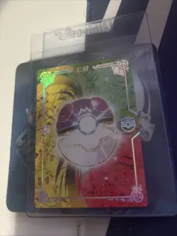 ! Ash Pikachu Poncho ER 016 Gold Holo Eif Origin 4.0 Non-TCG Pokemon - Image 2