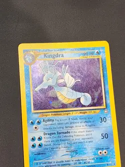 Pokemon TCG Kingdra 8/111 Neo Genesis Holo Rare Unlimited LP - Image 2