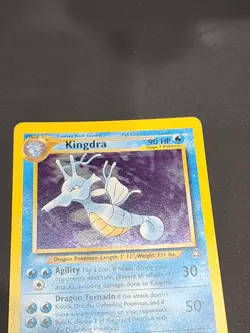 Pokemon TCG Kingdra 8/111 Neo Genesis Holo Rare Unlimited LP - Image 3