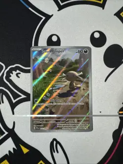 Pokemon TCG Paldean Wooper Phantasmal Flames 102/094 Me02 Holo - Image 1
