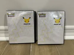 Pokemon Jumbo Card Bundle With TWO (2) 25th Celebrations Binders - SEE PICS! - Image 1