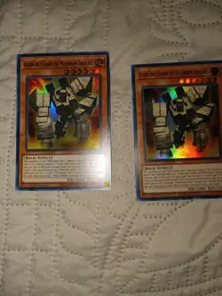 YUGIOH: 2x Golem that Guards the Millennium Treasures MP25-EN208 Ultra Rare 2025 - Image 1