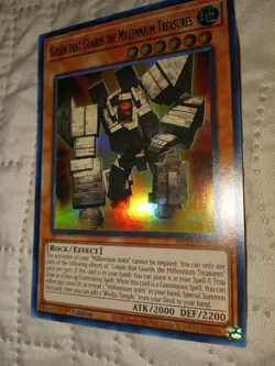 YUGIOH: 2x Golem that Guards the Millennium Treasures MP25-EN208 Ultra Rare 2025 - Image 4