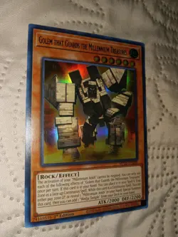 YUGIOH: 2x Golem that Guards the Millennium Treasures MP25-EN208 Ultra Rare 2025 - Image 5