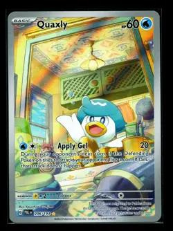 Quaxly 206/193 Illustration Rare Paldea Evolved Pokemon Card NM - Image 1