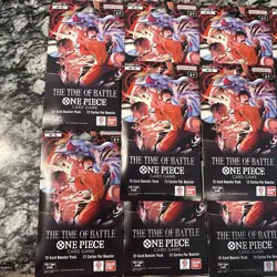 10x One Piece OP-16 The Time Of Battle Sleeved Booster (10 PACKS) - Image 2
