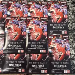 10x One Piece OP-16 The Time Of Battle Sleeved Booster (10 PACKS) - Image 3