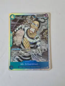 Mr.3(Galdino) (056) OP16-056 Super Rare The Time of Battle One Piece Foil NM - Image 1