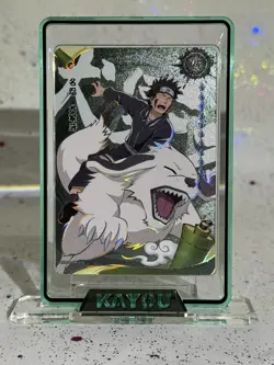 Kiba Inuzuka NRCC-UR-010 Official Naruto Kayou Trading Card NM - Image 1