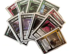 Star Trek CCG Card Game 300+ card collection bulk lot SHIPS Equipment Events - Image 1