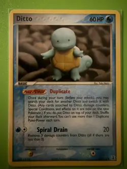 Pokemon TCG Ditto (Squirtle) EX Delta Species Card 64/113 NM - Image 1