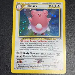 Blissey 02/64 Neo Revelation Holo Rare Pokemon Card Yuka Morii - LP / MP - Image 1