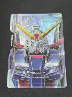 GD04 R-038 C++ Destiny Gundam Resource Card Special Art. Super rare. - Image 1