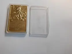 Pokemon Mewtwo Gold Plated Trading Card Nintendo Limited Edition 1999 - Image 2