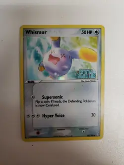 Whismur 69/100 EX Crystal Guardians Pokemon Card Reverse Holo Common HP - Image 1