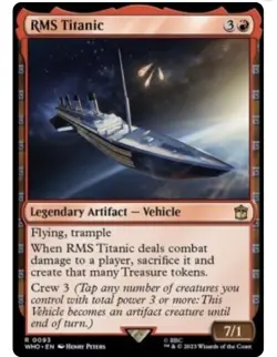1x RMS TITANIC - Doctor Who - MTG - Magic the Gathering - Image 1
