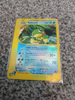 Pokemon Politoed Reverse Foil Rare Card Skyridge 25/144 WOTC 2003 - Image 1
