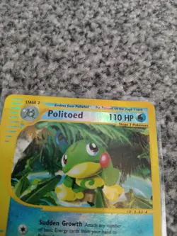 Pokemon Politoed Reverse Foil Rare Card Skyridge 25/144 WOTC 2003 - Image 2