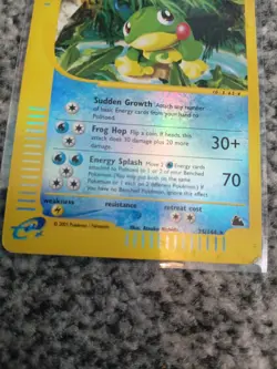 Pokemon Politoed Reverse Foil Rare Card Skyridge 25/144 WOTC 2003 - Image 4