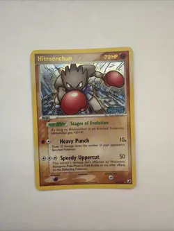 Hitmonchan EX Unseen Forces 24/115 Reverse Holo Stamped Pokemon LP - Image 1