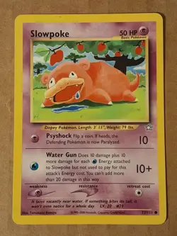 Pokemon Slowpoke 73/111 Neo Genesis LP See Pictures - Image 1