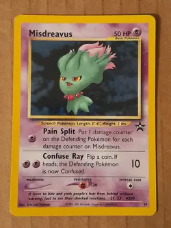 Pokemon Misdreavus 25/109 Team Rocket Returns Rare LP See Pictures - Image 1