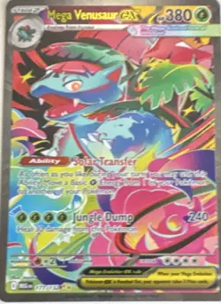 Mega Venusaur EX 177/132 Evolutions Full Art Special Illustration Rare - Image 4