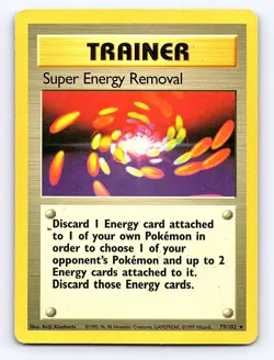 1999 Pokemon Super Energy Removal 090/102 Rare - Image 1