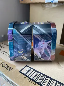 SEALED Pokemon TCG V Heroes Espeon Umbreon Collectors Tin Lot Of 2 - Image 2