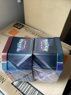 SEALED Pokemon TCG V Heroes Espeon Umbreon Collectors Tin Lot Of 2 - Image 3