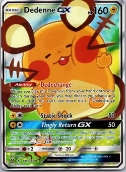 DEDENNE GX 195A/214 HOLO P ALTERNATE ART PROMOS POKEMON NM - Image 1