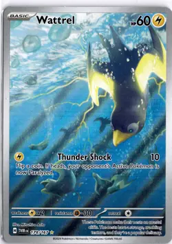Pokemon TCG Twilight Masquerade Wattrel 178/167 Illustration Rare Near Mint - Image 1