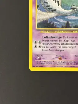 Pokemon TCG Lugia 20/64 Neo Revelation “German” Regular Rare HP90 2000 - Image 2