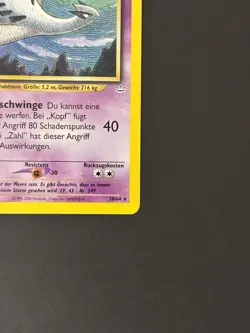 Pokemon TCG Lugia 20/64 Neo Revelation “German” Regular Rare HP90 2000 - Image 3