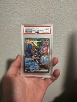 2025 Pokemon Prismatic Evolutions Palafin ex 151/131 SIR PSA 10 GEM MT - Image 3