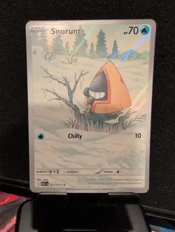 Pokemon Snorunt SV04 227/217 Holo 70 HP Basic English 2026 NM Pack Fresh. - Image 2