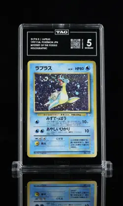 Pokemon TAG 5 Lapras 131 Mystery of the Fossils Japanese Holo Rare 1997 - Image 1