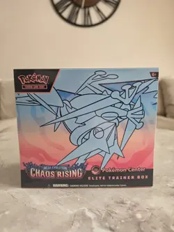 Pokemon Center TCG Mega Evolution Chaos Rising Elite Trainer Box ETB Sealed - Image 1